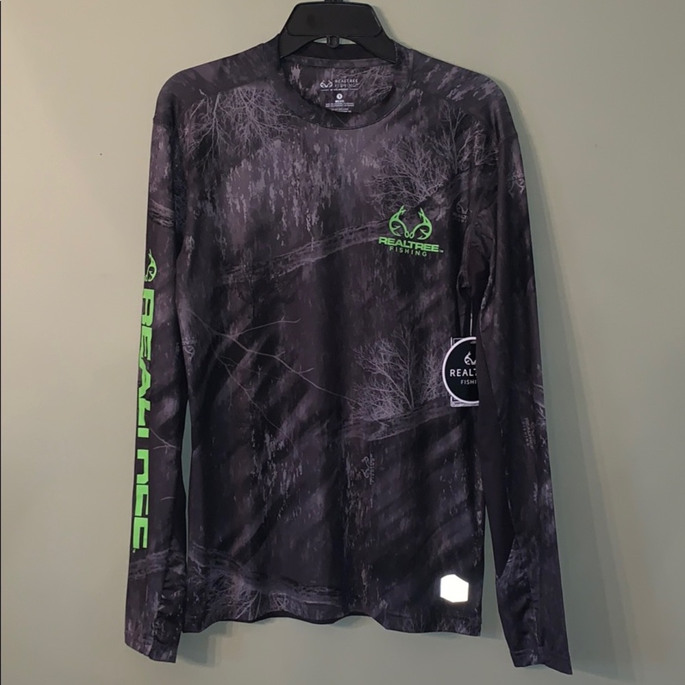 Realtree Fishing Performance Long Sleeve Shirt, Size S